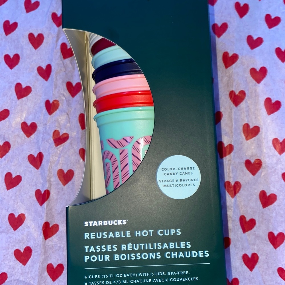 Starbucks reusable color changing hot cups